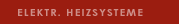 Elektrische Heizsysteme